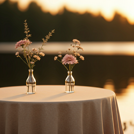 Elegant birthday atmosphere